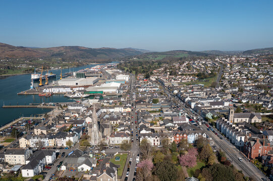 Aerial View of Warrenpoint, Newry, Northern Ireland