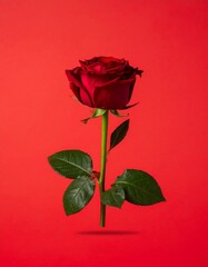 rose flower red background