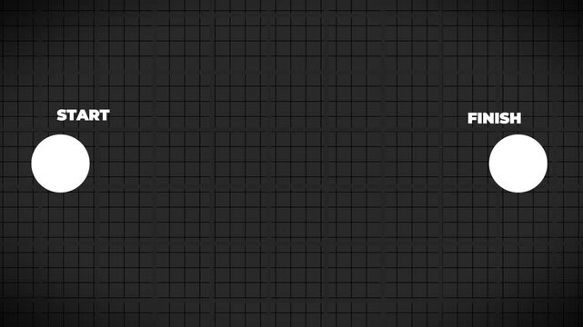 Start and finish line project 2d animation explainer video