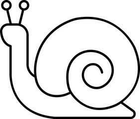 Snail Vector Icon Stock Illustration