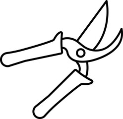 Pruning Shears Vector Icon Stock Illustration