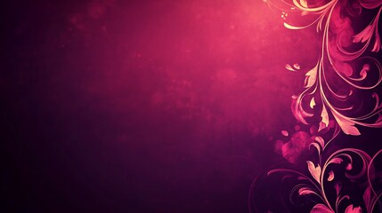 Pink Floral Design Background. (4)