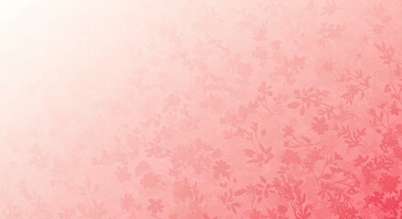 Soft Pink Floral Background Delicate Blossom Pattern Subtle Gradient Romantic Texture