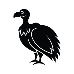 Vultures Vector Silhouette Dynamic Pose with Graceful Strength