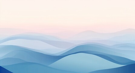 Blurred background with pastel colors, a blue and white gradient. Abstract light bokeh effect. Vector illustration of a blurred natural landscape. Background design for a banner, poster, or presentati