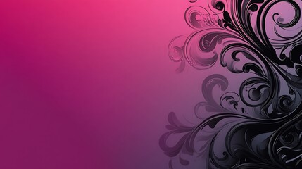 Pink Floral Design Background.