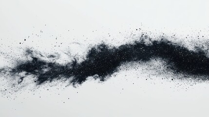 Fototapeta premium Abstract Dark Ink Splashes