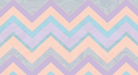 Pastel Chevron Pattern Background Seamless Zigzag Design with Marble Texture