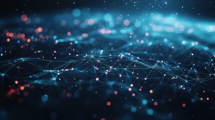Obraz premium Abstract digital network