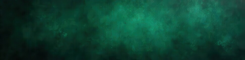 Obraz premium Dark header with textured surface, green grainy background, colorful noisy banner , element, setting