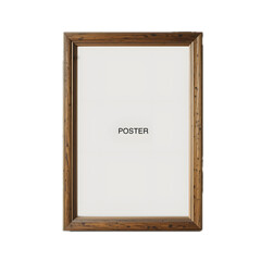 empty frame on the wall