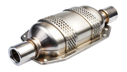 Catalytic converter isolated on white background PNG