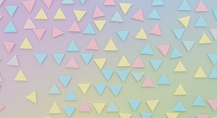 Pastel Triangle Pattern Background Soft Colors Geometric Shapes Abstract Design