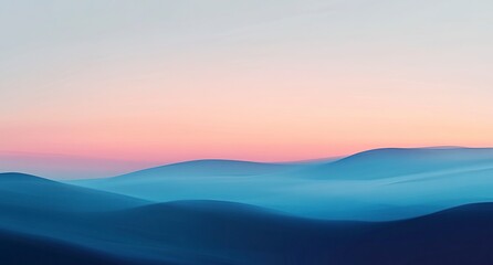 Blurred light blue and white gradient background with lens flare. Abstract blurred nature landscape, blurred sky with bokeh effect. Spring summer daylight background for design template. 