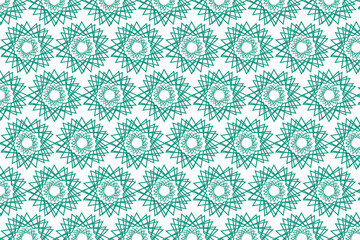 vector seamless  floral pattern ,Blue floral-themed geometric pattern, ideal for wallpapers, textiles, and artistic backgrounds