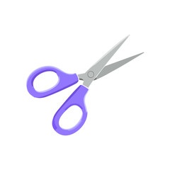 Scissors Vector on White Background – Minimalist Tool Icon Illustration for Design and Craft