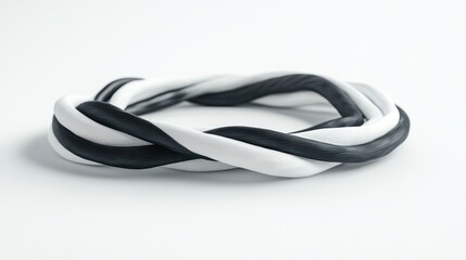 Fototapeta premium Abstract twisted ring