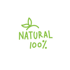 Fototapeta premium organic product label