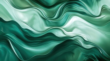 Obraz premium abstract green marble swirl background