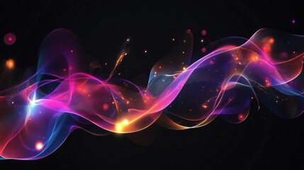 Obraz premium abstract colorful wave energy background