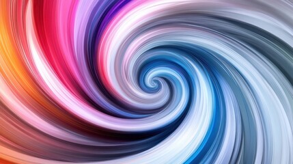 Obraz premium colorful swirling abstract spiral