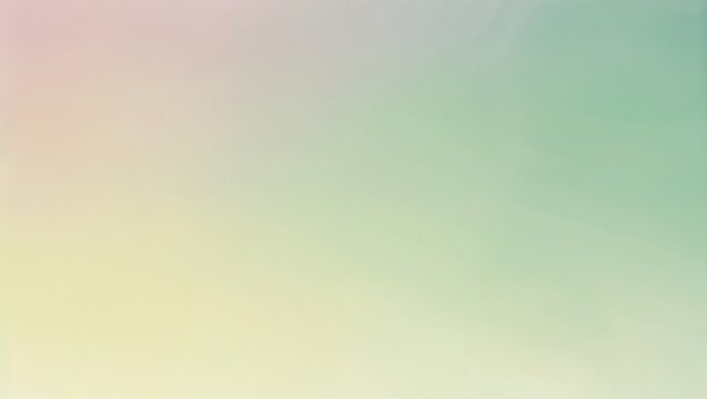 A soft pastel-colored sky with a faint gradient from light green to pale yellow, symbolizing nature�s warmth and vitality. The lower part of the image is clear, providing space for a message about env