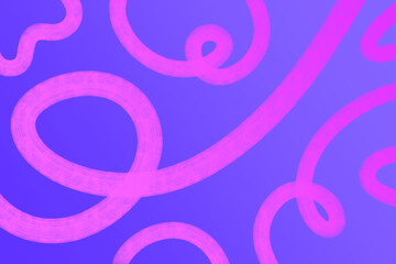 Abstract, purple and pink background with pink swirly brushstrokes 