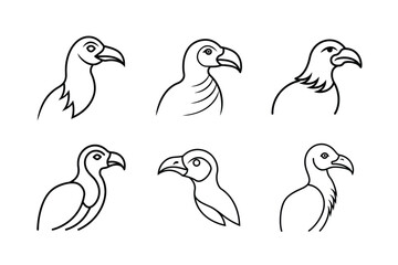 Fierce Vulture Dynamic Pose Vector