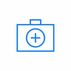 first aid icon sign vector