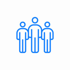 group people icon sign vector