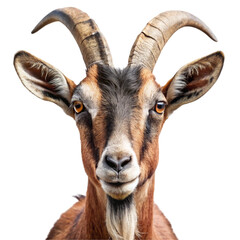 Fototapeta premium goat on a white background