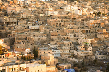 View of Mardin City in Turkiye