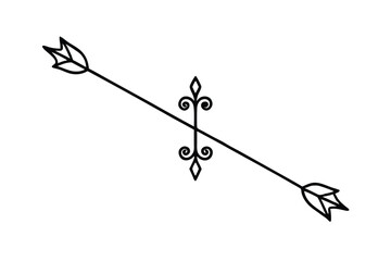 Doodle Arrows Collection Hand Sketch Style
