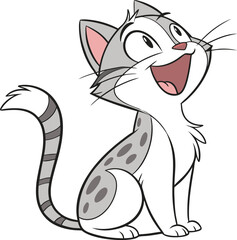 vector illustration of a cat
