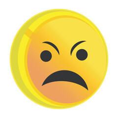 Fototapeta premium face with a anger