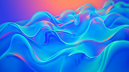 Fototapeta premium Vibrant abstract geometric textures digital art colorful background. Fluid motion abstract art digital creation colorful swirls artistic environment vibrant viewpoint.