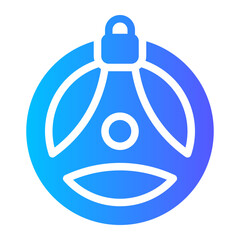 steering wheel gradient icon