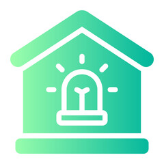 smart home gradient icon