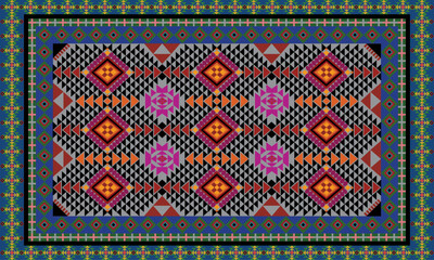 Geometric fabric texture pattern for carpet, cover, clothing, wallpaper.