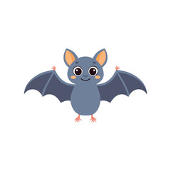 Cute Bat Single Vector