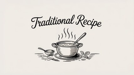 Vintage illustration of a traditional stew recipe.