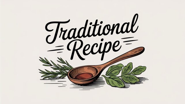 Vintage illustration of a traditional culinary recipe.