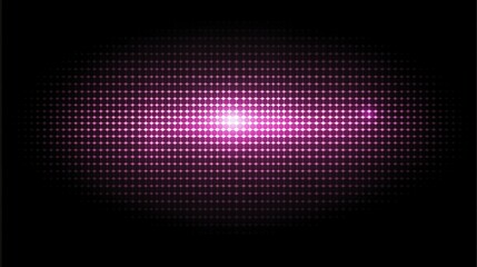 Pink LED light grid background.