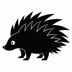 Porcupine Silhouette Logo
