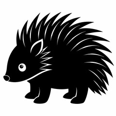 Porcupine Silhouette Logo
