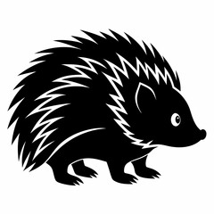 Porcupine Silhouette Logo