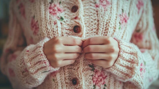 Soft, delicate knit cardigan