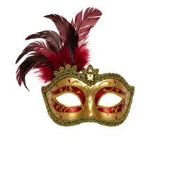 carnival mask isolated on white