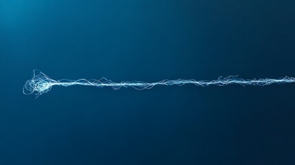 Abstract digital representation of a  flowing,  organic line.