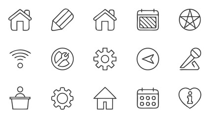 Fototapeta premium web and app icons